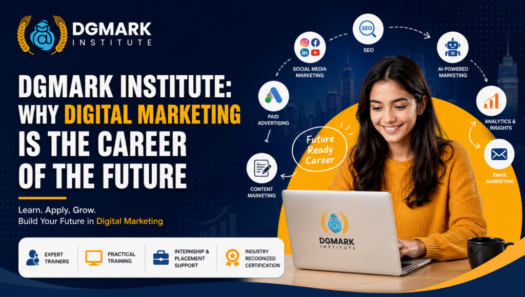 DGmark Institute: Why Digital Marketing Is the Career of the Future