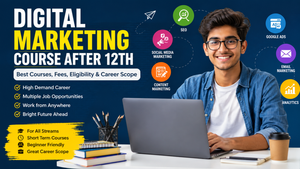 Digital Marketing Course After 12th: Best Courses, Fees, Eligibility & Career Scope